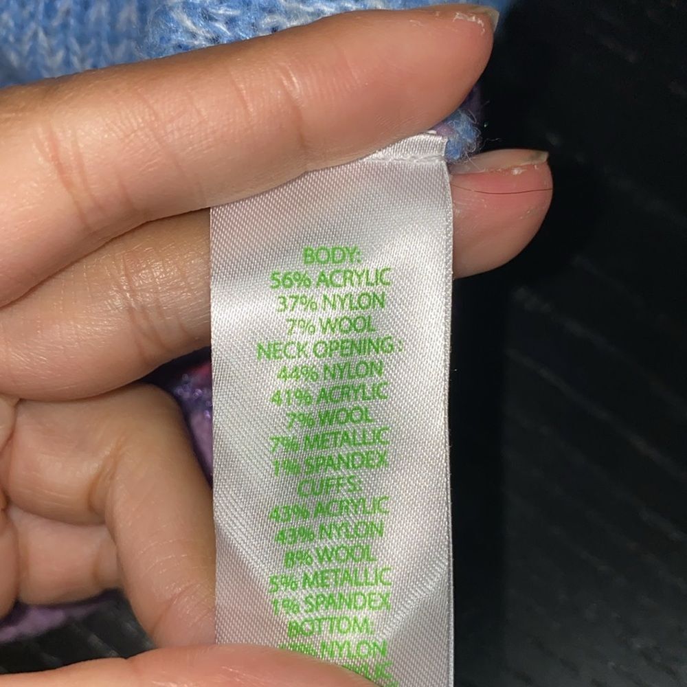 NWT LILLY PULITZER Blue VERNA SWEATER💘 - Picture 6 of 6